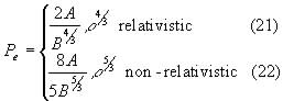 electron pressures