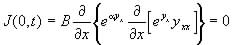 boundary condition for J(0,t)